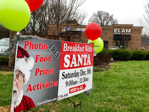 Breakfast with Santa at Elam Real Estate in Murfreesboro TN