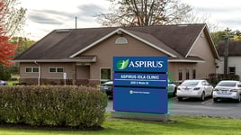 exterior photo of Aspirus Iola Clinic