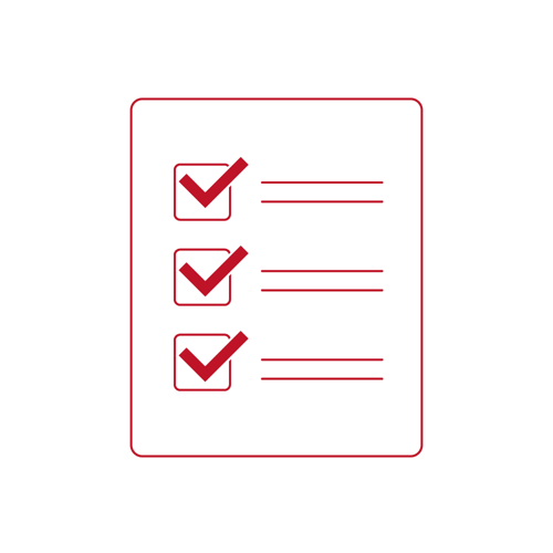 Checklist icon.