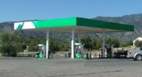 Sinclair Gas Station Fueling Island