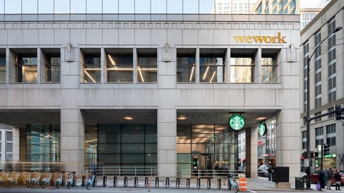 WeWork 515 N State - Coworking space interior view