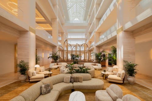 Regent Santa Monica Beach Resort Lobby