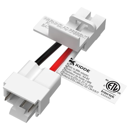 KA-B3: Quick Connect Adapter for Select First Alert & BRK Hardwired Smoke & Smoke + Carbon Monoxide Alarms