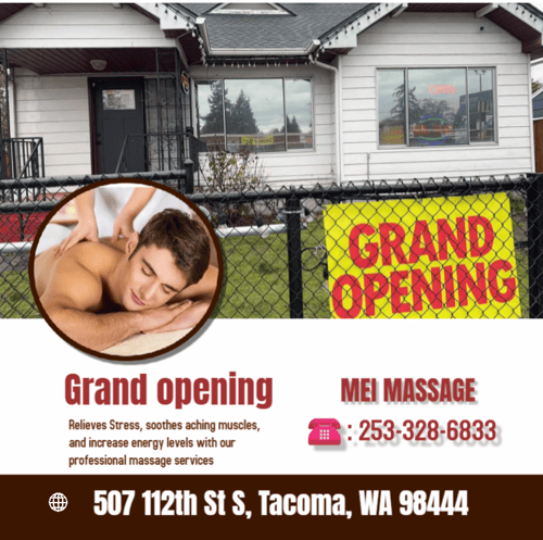 Quiet & Relaxing rooms with soothing music

Stop By for a Great Massage for a Great Price