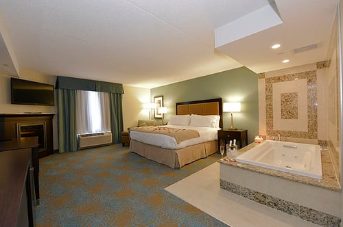 Our King Size Jacuzzi Suites are terrific to escape from everyday