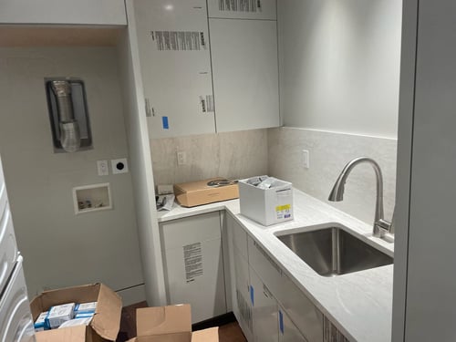 Installed new faucet