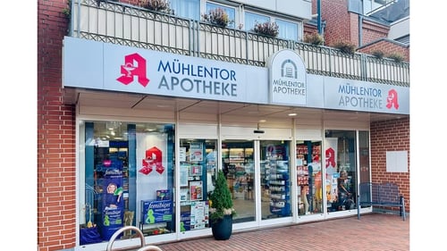 Aussenansicht der Mühlentor-Apotheke