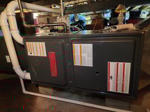 Installed a new furnace unit