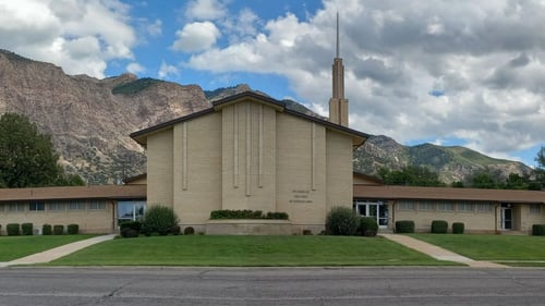 Utah Ogden Rock Cliff Meetinghouse of The Church of Jesus Christ of Latter-day Saints
