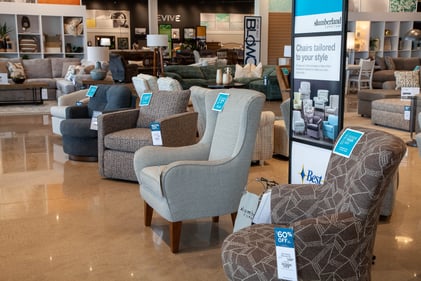 Bloomington Slumberland Furniture wingback chairs