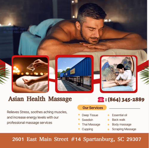 A very relaxing Asian Massage..

Quiet & Relaxing rooms with soothing music