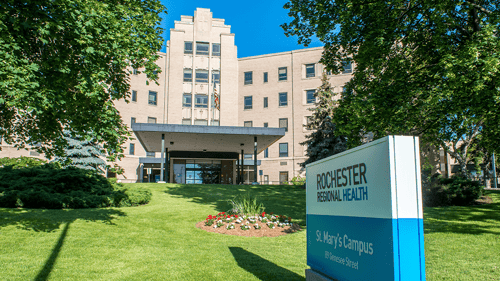 Exterior image of Rochester Regional Health St. Mary's Medical Campus