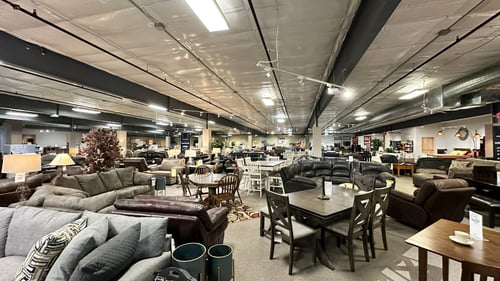 Rhinelander Slumberland Furniture interior