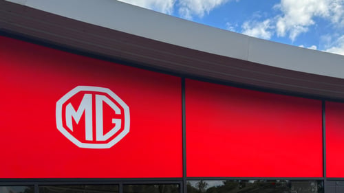 Evans Halshaw MG Dealership Exterior