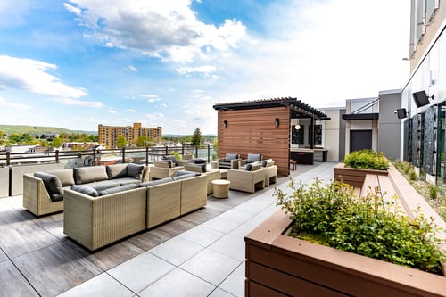Rooftop at Center Square Lofts West, Allentown, PA