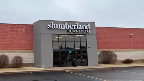 Slumberland Stevens Point,  WI storefront