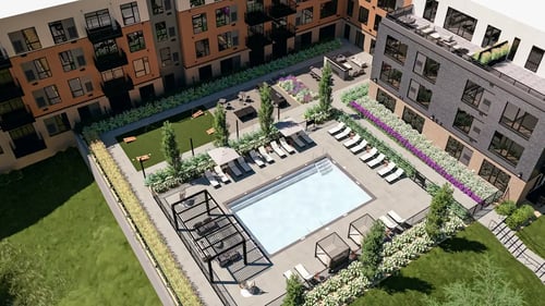 Bird-Eye Property View at Copper at Rosecott in Rosemount, MN