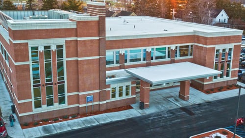 Exterior image of Rochester Regional Health Leroy Outpatient Center at Canton-Potsdam Hospital