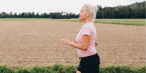 woman running