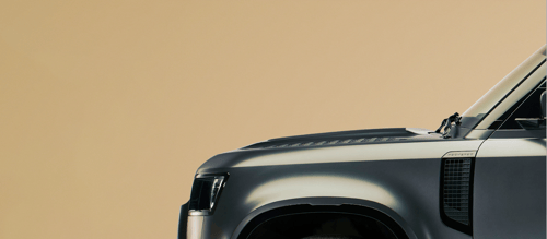 Defender Vehicle on a brown background
