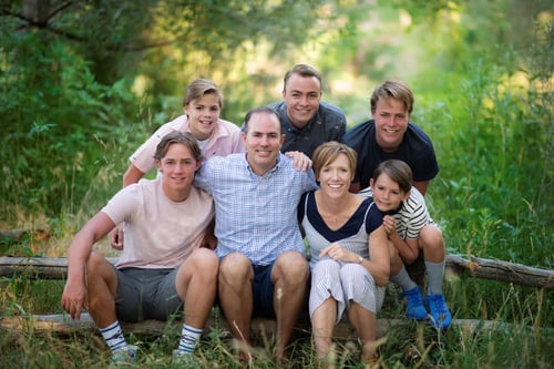 Dr. Stratton with his family