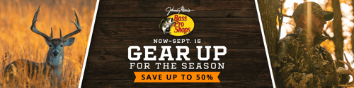 Save up to 50% at the Bass Pro Shops Gear Up Sale