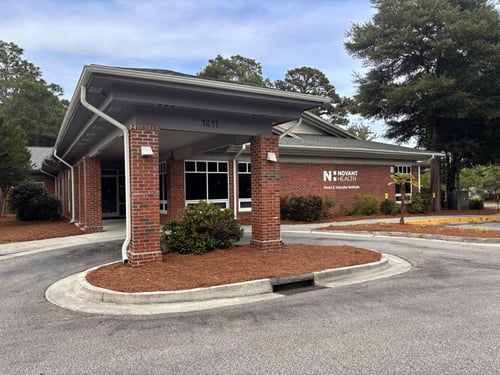 Building exterior for Novant Health Heart & Vascular Institute - Wilmington Annex B