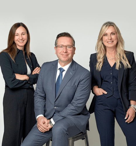Team photo of Carol Fickling, Eric Janitis, and Jessica Thomas