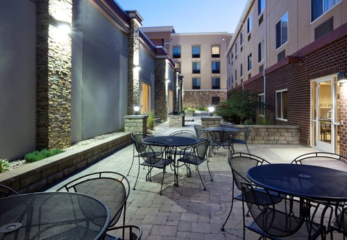 Guest Patio & Fire Pit for Aberdeen Hotel - Holiday Inn Express