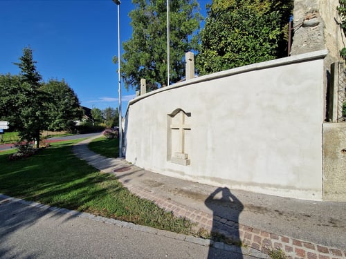 Mur d'enceinte Château de Grolley - JFD Maçonnerie