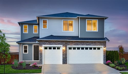 Yorktown model home for tour.