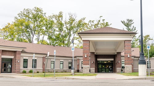 Exterior image of entrance to the Rochester Regional Health Chili Health Center