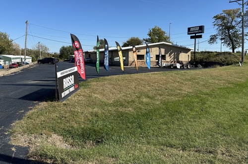 Russo Outdoor Power Plus driveway and building