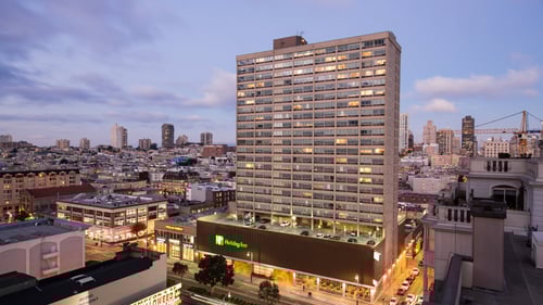 Hotel Exterior ~ stunning San Francisco views from the 26 floors