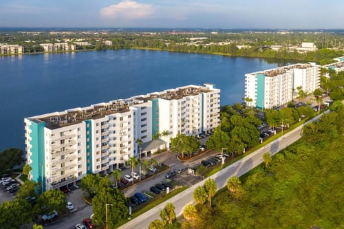 Aerial View at Aqua 2800, Oakland Park, FL