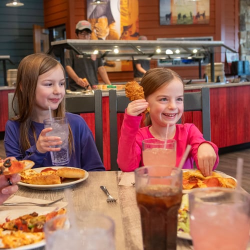 Nothing but smiles at the Pizza Ranch!