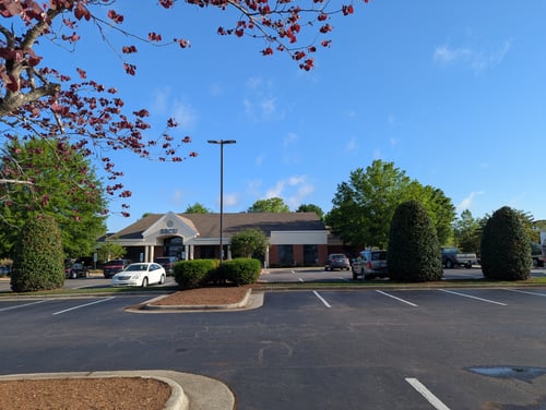 Outside view of the State Employees' Credit Union Wilson-42 West branch
