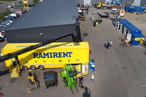 Ramirentin Tampereen/Pirkkalan konevuokraamo.