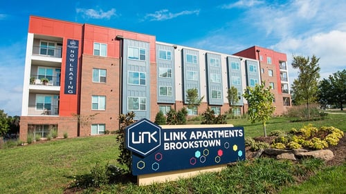 Property Exterior at Link Apartments Brookstown in Winston Salem