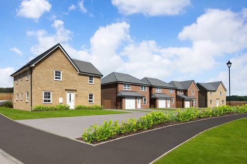 Outside view of 4 bedroom homes at Highgrove