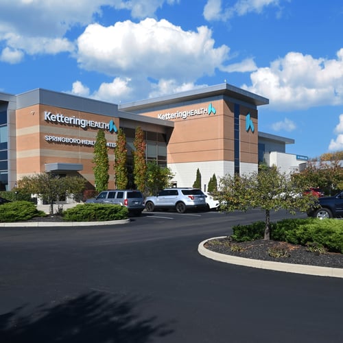 Entrance to Kettering Health Springboro Health Center