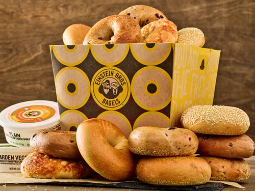 Einstein Bros. Bagels $10 Baker's Dozen & Shmear Box Deal