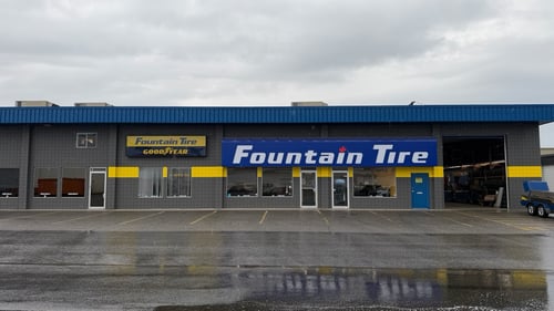 fountain tire Kelowna store front