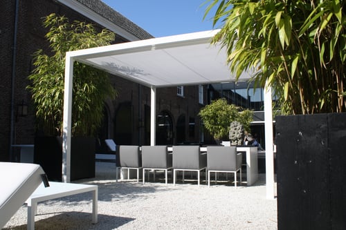 CUBOLA, couvert en toile orientable