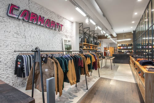 Carhartt WIP Store Lille interior