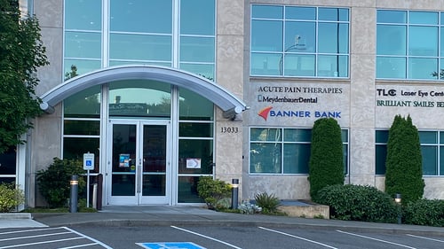 Banner Bank branch on Bel-Red Road in Bellevue, Washington.