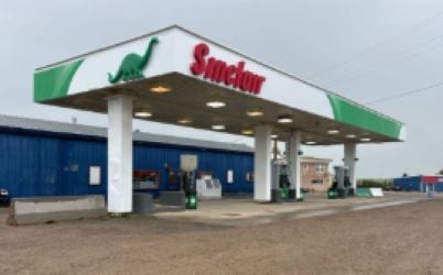 Sinclair Gas Station Fueling Island