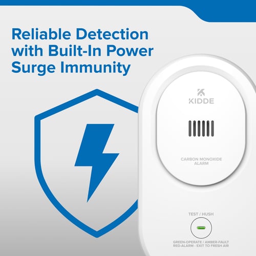 Reliable Detection with built-in power surge immunity.