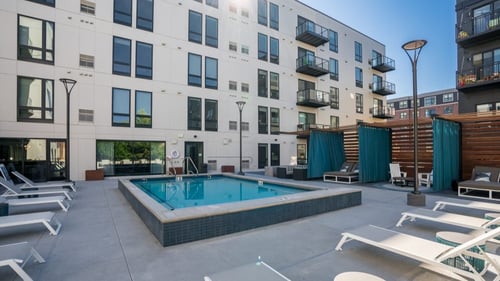 Pool and Sun Deck Area at Marquee, Minneapolis, 55403