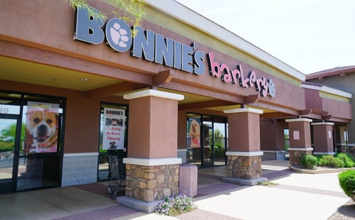 Raw pet supplies at Bonnie's Barkery in Cave Creek, AZ.